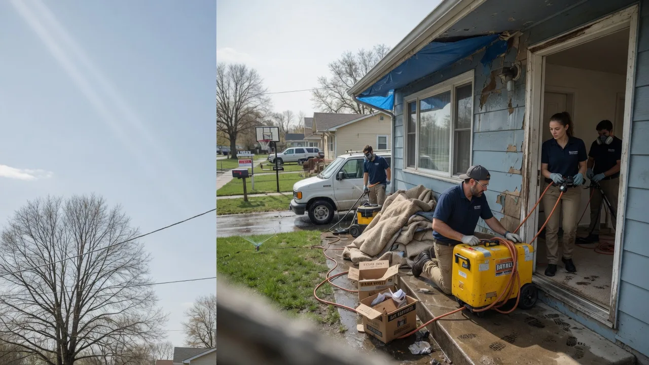 Basement Flood Cleanup in Iroquois, IL near me